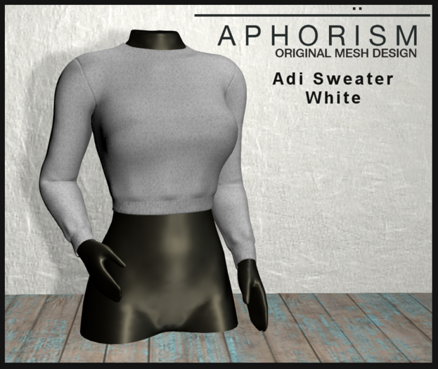 !APHORISM! - Adi Sweater White
