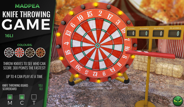 MadPea Knife Throwing Game