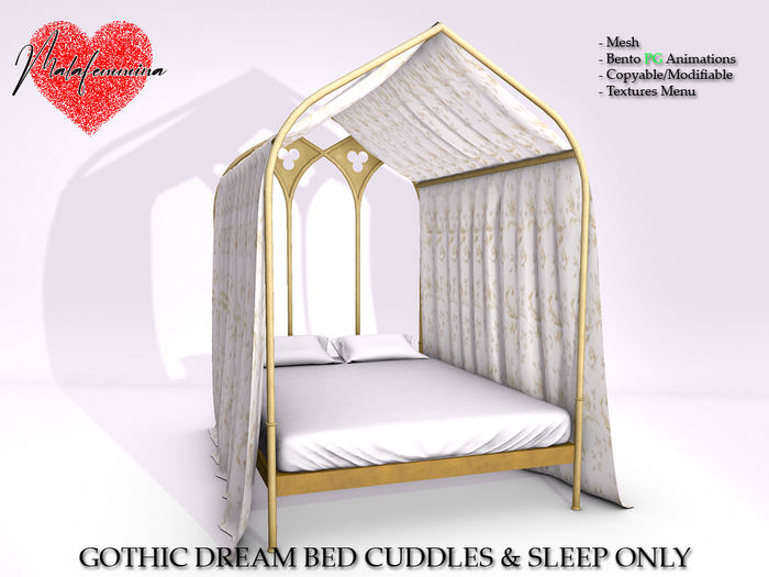 [MLF] GOTHIC DREAM BED - CUDDLES & SLEEP ONLY