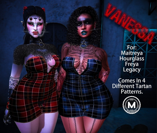 [MODA] VANESSA TARTAN DRESSES FATPACK - PROMO PRICE!