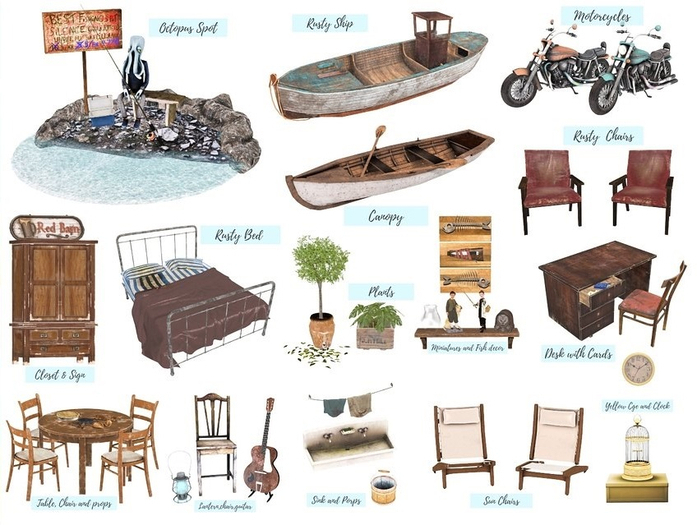 HIDEKI -  Miniatures and Fish decor