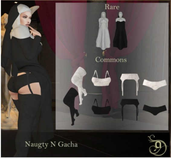 AtaMe - Naughty N Panties White COMMON