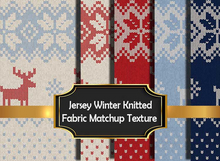 Jersey Winter Knitted Fabric Matchup texture seamless