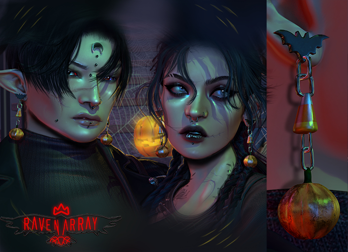 /Raven-Array\ - All Hallows Earrings