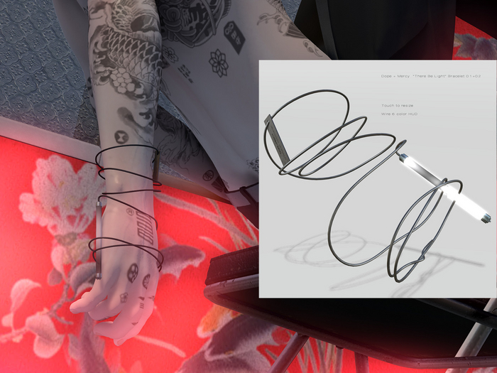 [Dope + Mercy] "There Be Light"Bracelet_BW