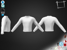 Dae Obj FBX Men's Round Neck Stretch Sports Top Slink Male, Belleza Jake, Signature Gianni,Legacy