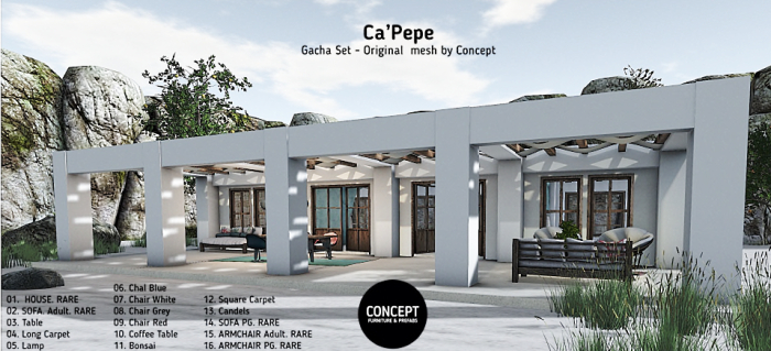01. Concept} Ca'Pepe. House. RARE