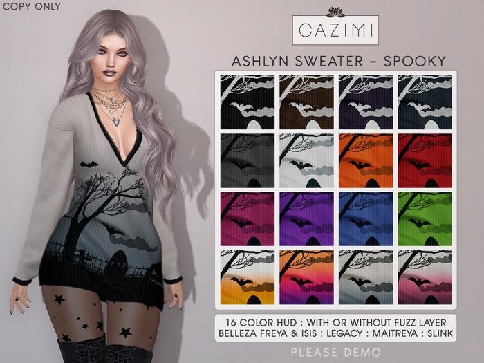 :CAZIMI: Ashlyn Sweater - Spooky