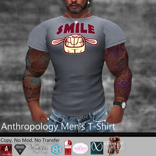 Smile! (Rabbit)   Men's T-Shirt (MNTL)