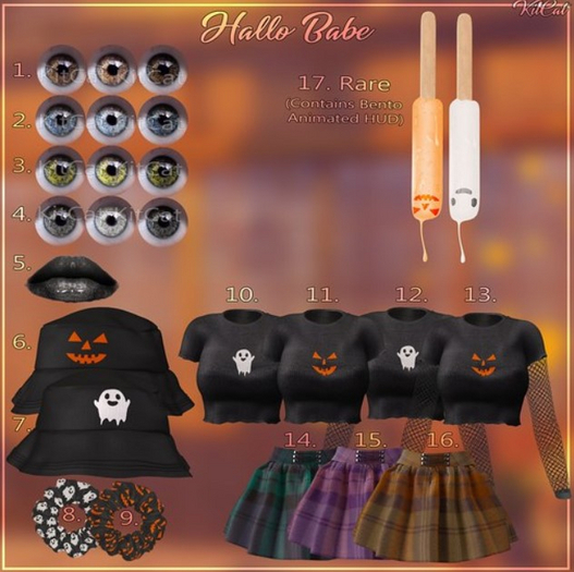 9. Hallo Babe Scrunchie Pumpkin