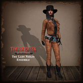 [Timber Creek] Lady Navajo Rawhide Ensemble-Tanned