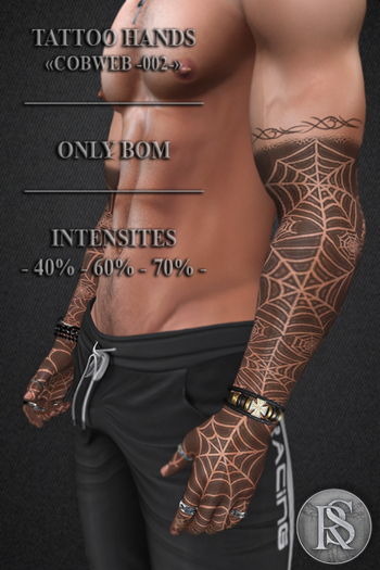 R.STYLE - TATOO COBWEB -002-