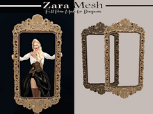 Zara Mesh - Antique - Victorian Mirror Frame - FULL PERM MESH