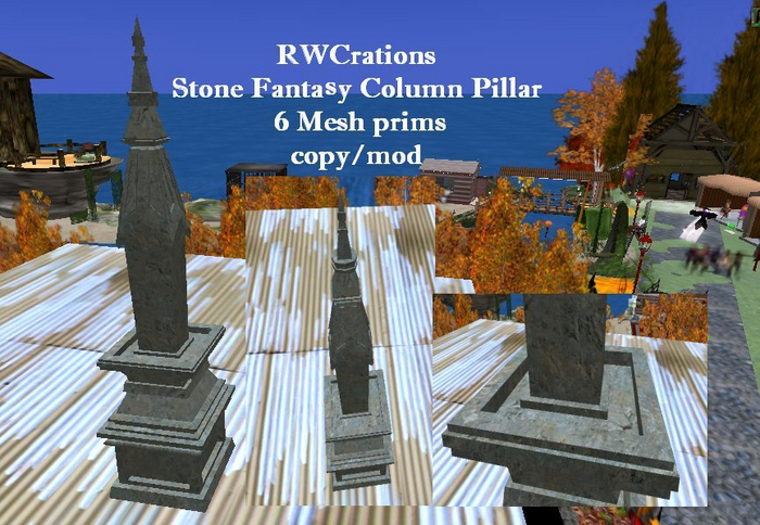 Stone Fantasy Column Pillar (boxed)