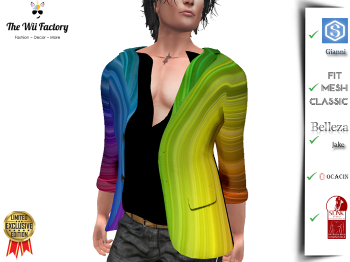 :TWF: Stylus Jacket Rainbow