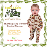 [Bucks & Does] Thanksgiving turkey sleeper 
