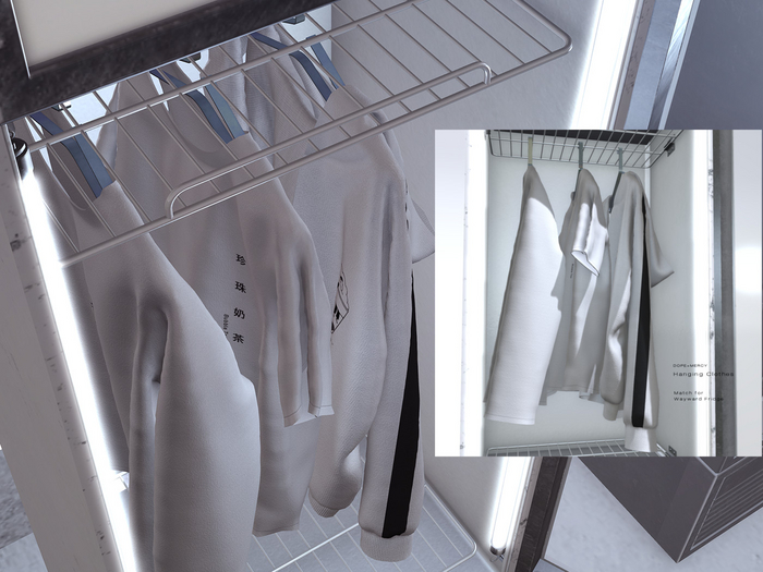 [Dope+Mercy] Hanging Clothes_White