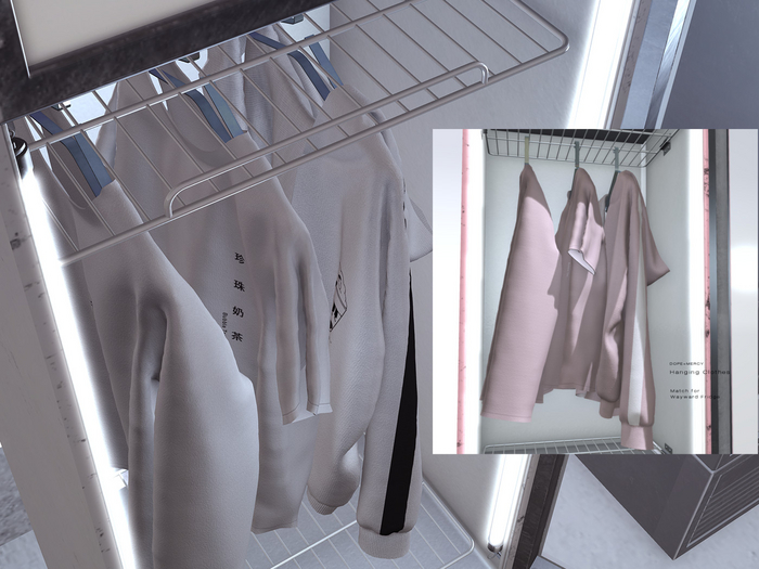 [Dope+Mercy] Hanging Clothes_Pink