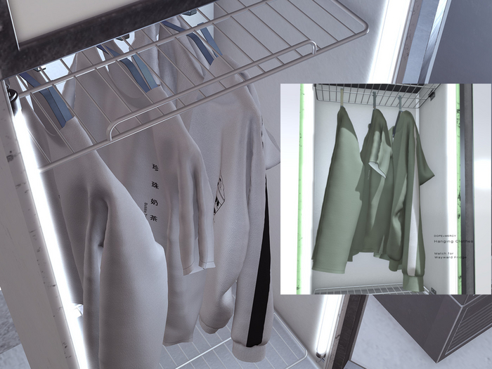 [Dope+Mercy] Hanging Clothes_Green