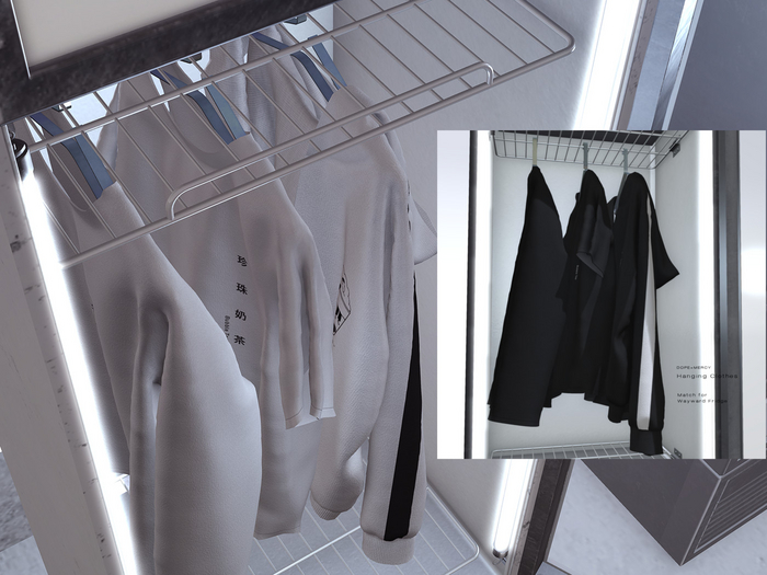 [Dope+Mercy] Hanging Clothes_Black