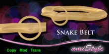 ASD Full Perm Snake Belt