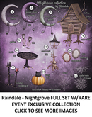 Raindale - Nightgrove FULL SET W/RARE