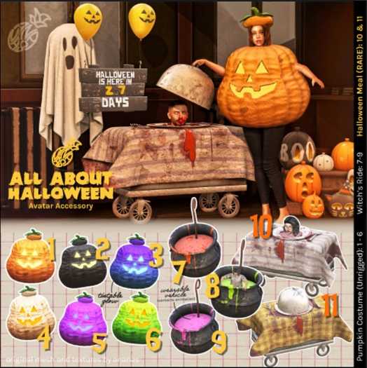 5. Ananas// All About Halloween - Pumpkin Costume - Candy