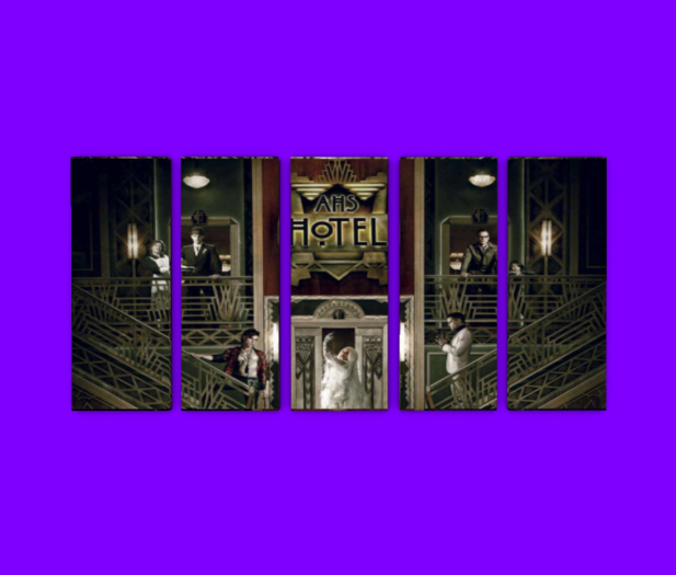 AHS Hotel  Multi panel wall art