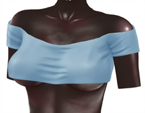 Kaithleen's Cailen Crop Top - Blue