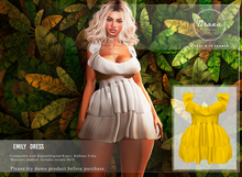 Tirana. Emily Dress Yellow