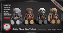 Sitting Teddy Bear Fatpack Full Permission Efe Design