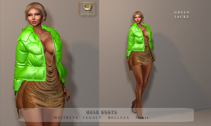 ::::VEGABRE  WINTER JACKE  GREEN::::::