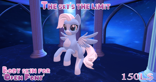 Skyblue Open Pony
