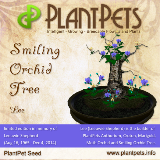 PlantPet Seed [Smiling Orchid Tree *Lee*] (LIMITED ELITE)