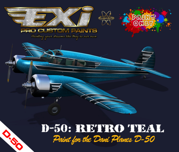 EXiPro Paint D-50 Retro Teal