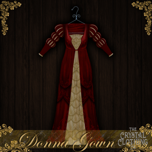 [CC Co.] Donna - Gown - Ruby