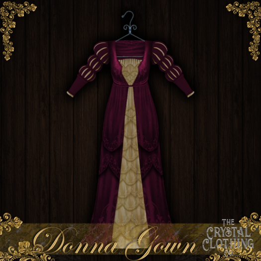 [CC Co.] Donna - Gown - Wine