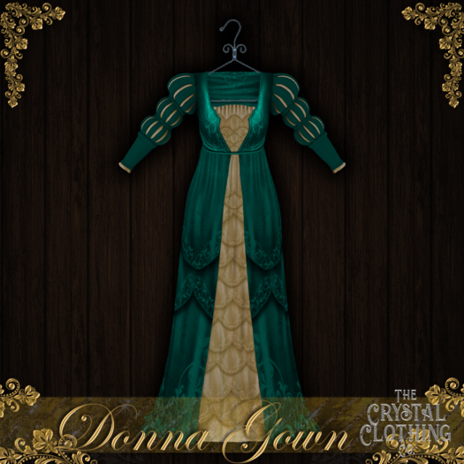 [CC Co.] Donna - Gown - Seaglass