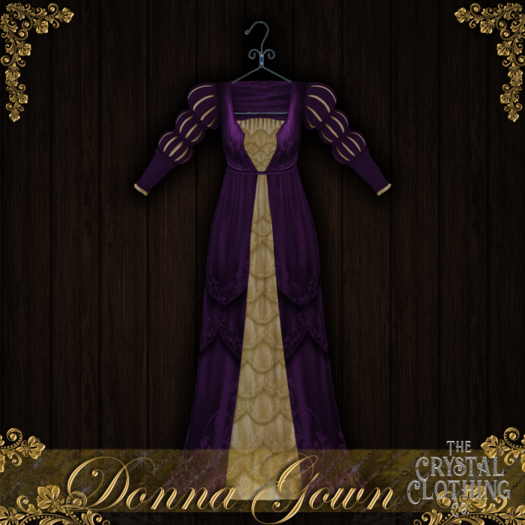 [CC Co.] Donna - Gown - Amethyst