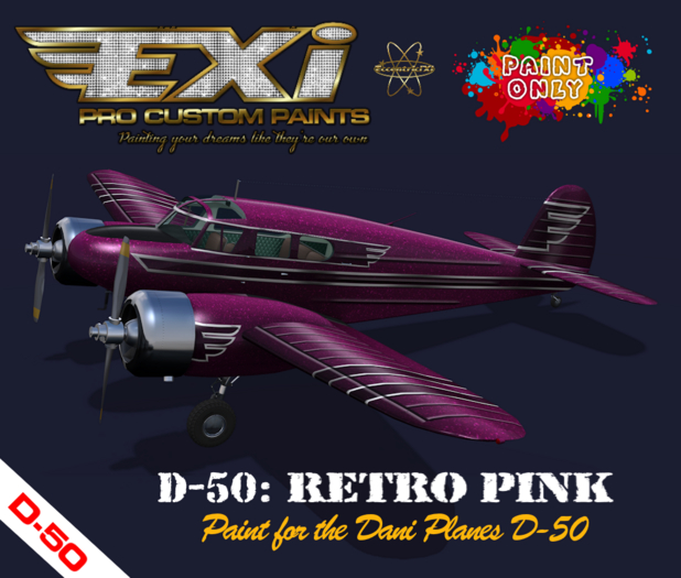 EXiPro Paint D-50 Retro Pink