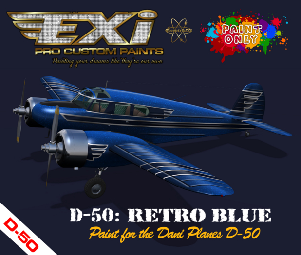 EXiPro Paint D-50 Retro Blue