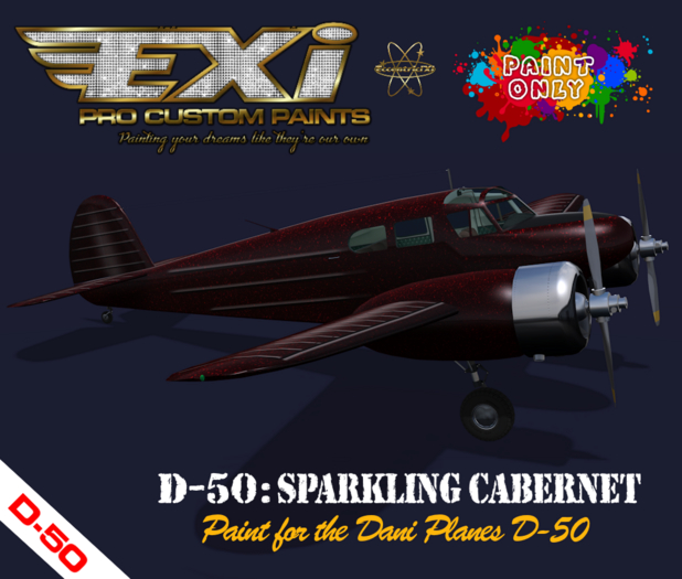EXiPro Paint D-50 Atomic Cabernet
