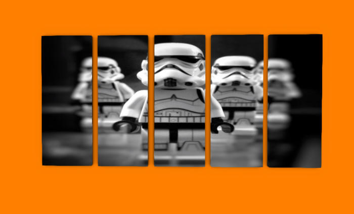 SW Trooper 2 Multi panel wall art