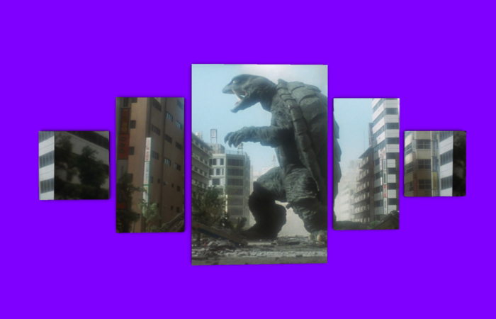 Godzilla Multi panel wall art