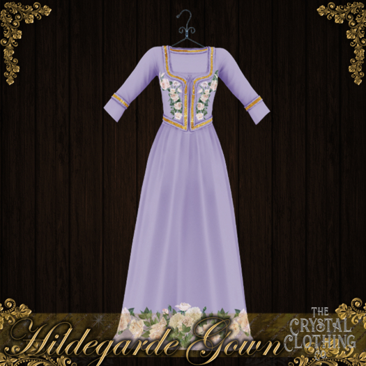 [CC Co.] Hildegarde - Gown - Lavender