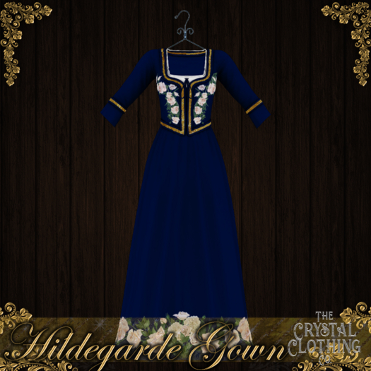 [CC Co.] Hildegarde - Gown - Sapphire
