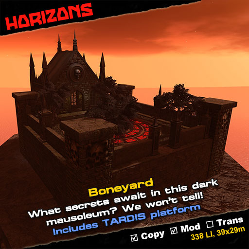Boneyard HORIZONS Scene and TARDIS Platform