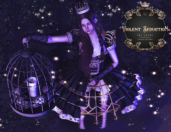 Violent Seduction - Madame Chevaliere - Black -Complete Set & Rare