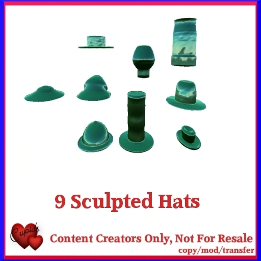 9 Sculpted Hats