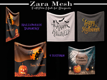 Zara Mesh - Halloween - Tapestry - FULL PERM MESH